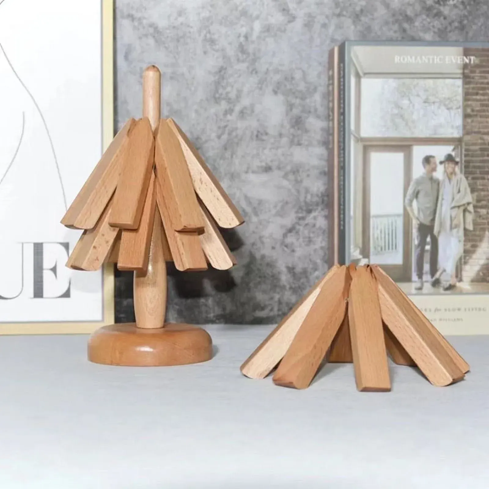 Merveille de Cuisine : Ensemble de Sous-Plats en Forme d'Arbre